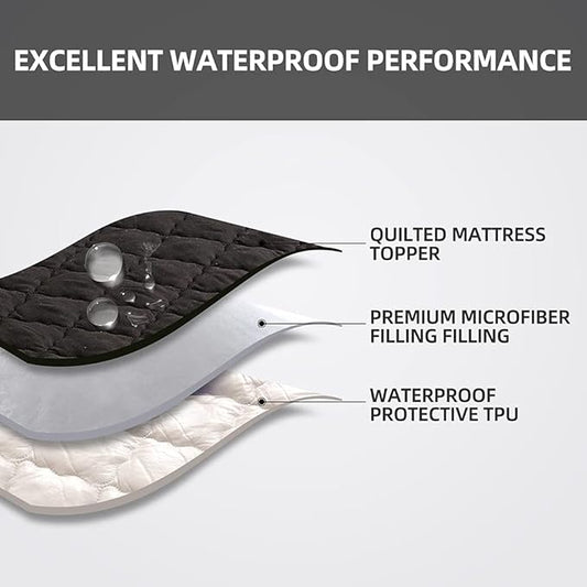 (Free Home Delivery) Full Size Mattress Protector,Waterproof Pad Cover,😴