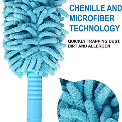 Extendable Micro Fiber Flexible Fan & Ceiling Duster with Long Handle