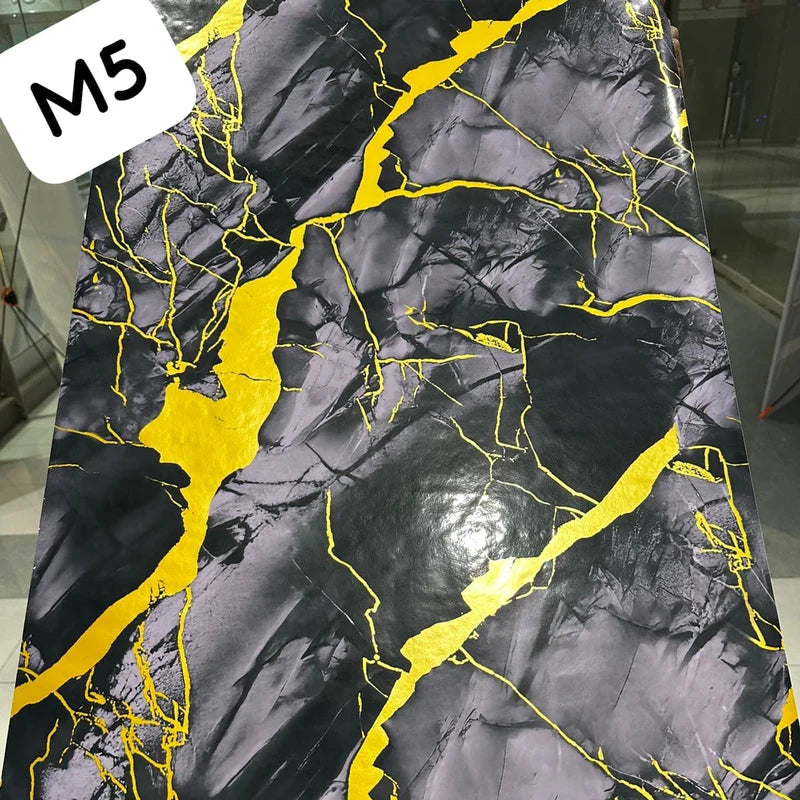 Waterproof Marble Sheets Roll:(L)6.5ft X (W)2ft