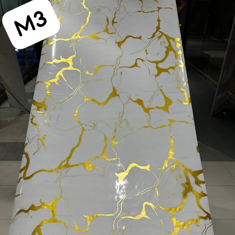 Waterproof Marble Sheets Roll:(L)6.5ft X (W)2ft