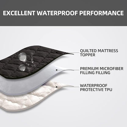 (Free Home Delivery) Full Size Mattress Protector,Waterproof Pad Cover,😴