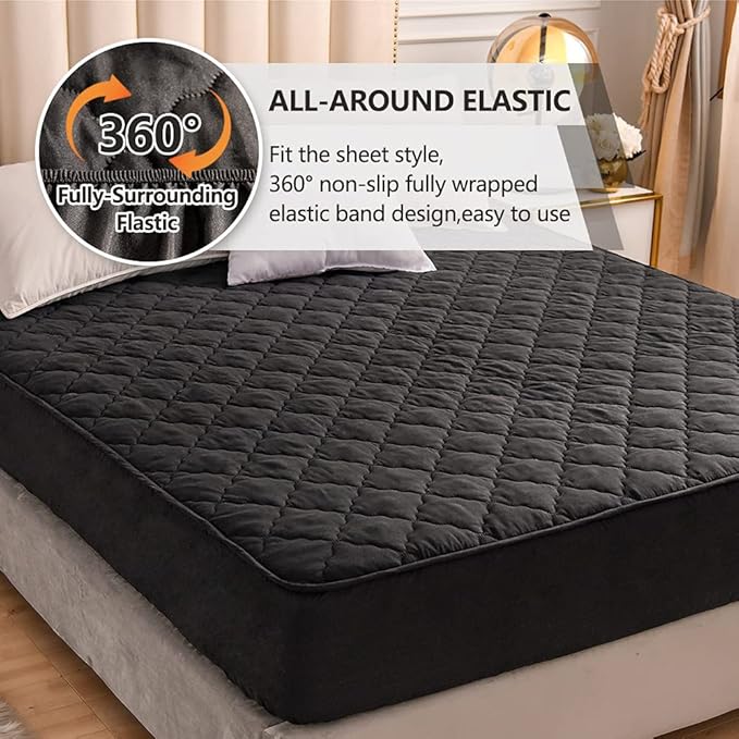 (Free Home Delivery) Full Size Mattress Protector,Waterproof Pad Cover,😴