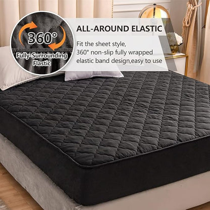 (Free Home Delivery) Full Size Mattress Protector,Waterproof Pad Cover,😴