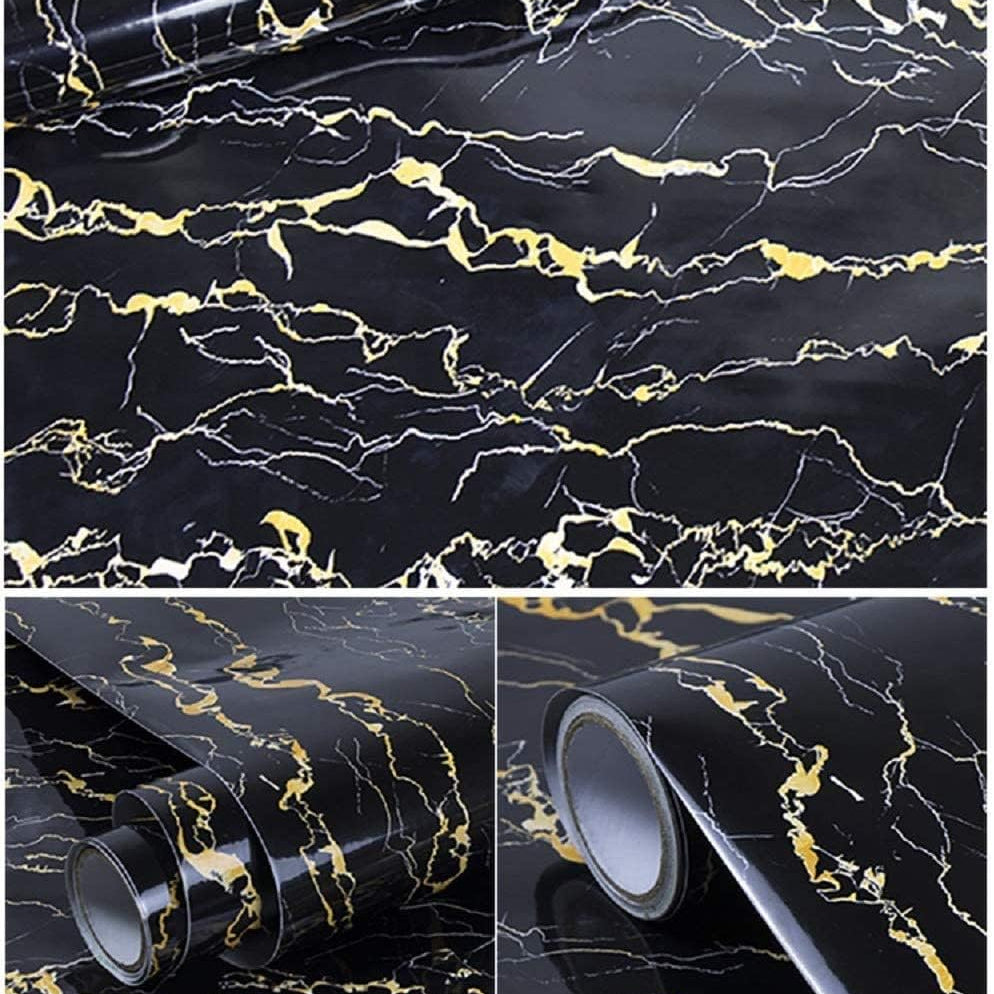 Waterproof Marble Sheets Roll:(L)6.5ft X (W)2ft