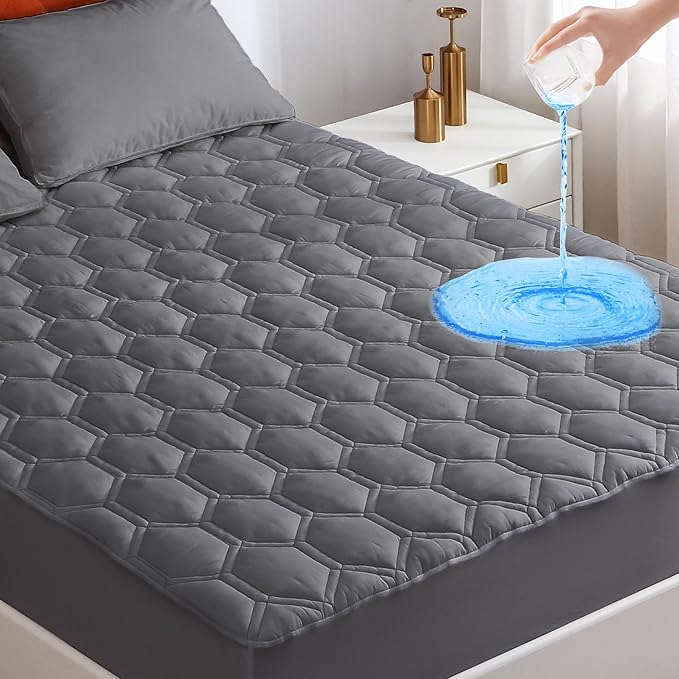 (Free Home Delivery) Full Size Mattress Protector,Waterproof Pad Cover,😴