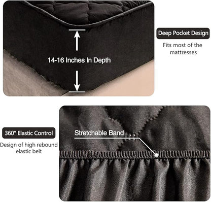 (Free Home Delivery) Full Size Mattress Protector,Waterproof Pad Cover,😴