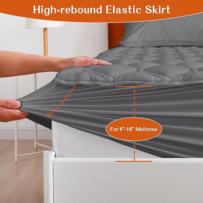 (Free Home Delivery) Full Size Mattress Protector,Waterproof Pad Cover,😴