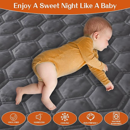 (Free Home Delivery) Full Size Mattress Protector,Waterproof Pad Cover,😴