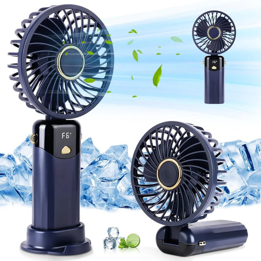 (Free Delivery) Rechargeable Mini Handheld Portable Fan❄️