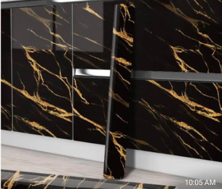 Waterproof Marble Sheets, Self Adhesive PVC Sheet Rolls Size: (6.5ft Lenghth X 2ft  Width)