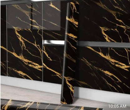 Waterproof Marble Sheets, Self Adhesive PVC Sheet Rolls Size: (6.5ft Lenghth X 2ft  Width)