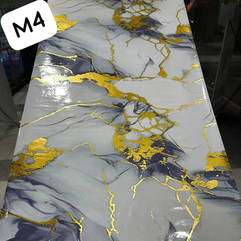 Waterproof Marble Sheets Roll:(L)6.5ft X (W)2ft