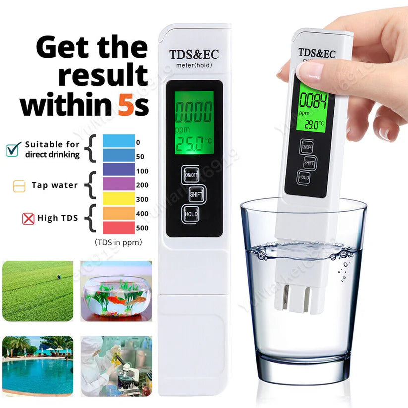 ( Free Home Delivery )TDS Meter Water Quality Testing Pen